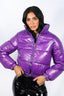 Purple Puffer Coat