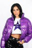 Purple Puffer Coat