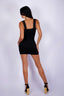 Square Cut Little Black Dress