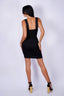 V-Cut Little Black Dress